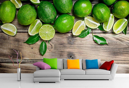 Fototapeta Svieže šťavnaté limetky , Fresh juicy lime